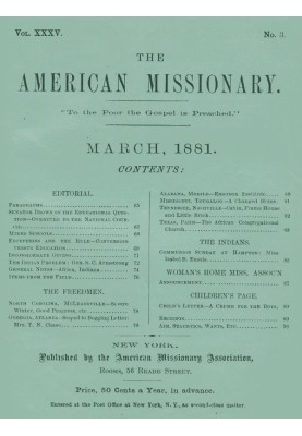 Американский миссионер - Том 35, № 3, март 1881 г.