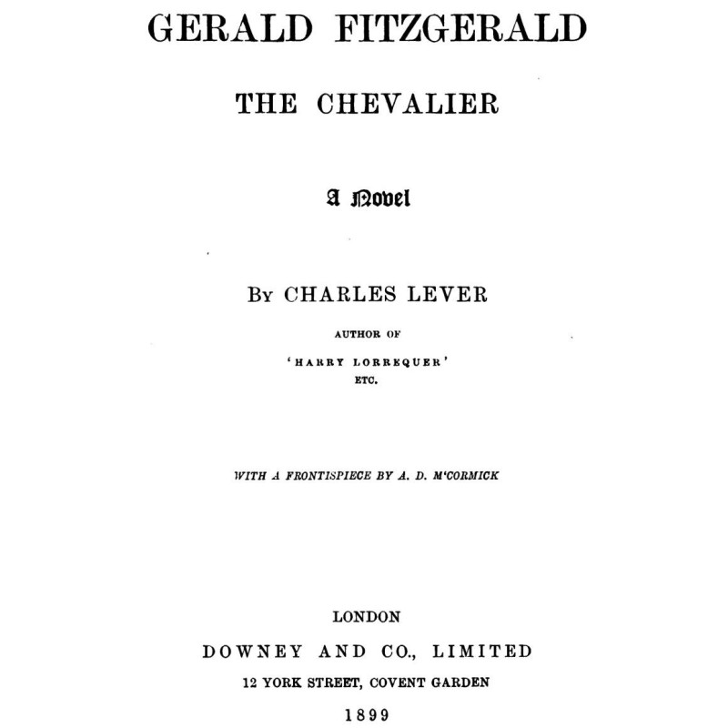 Gerald Fitzgerald, the...