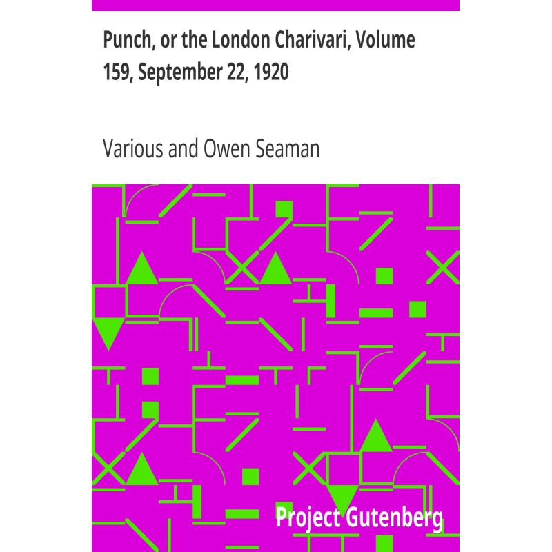 Punch, or the London...