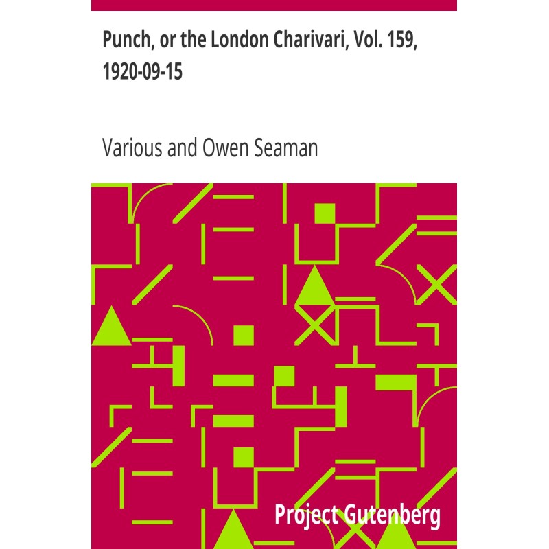 Punch, or the London...