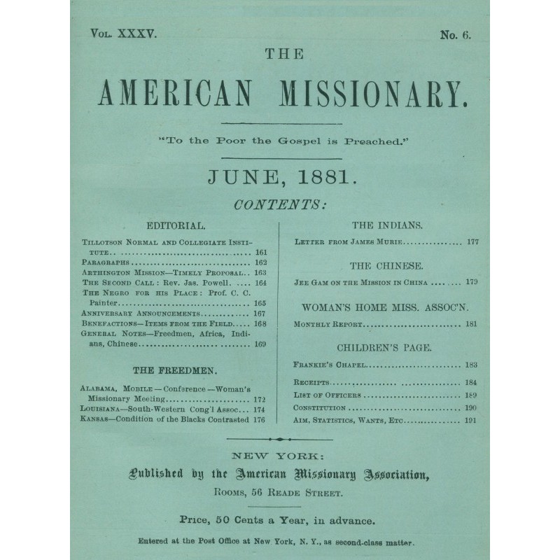 The American Missionary —...