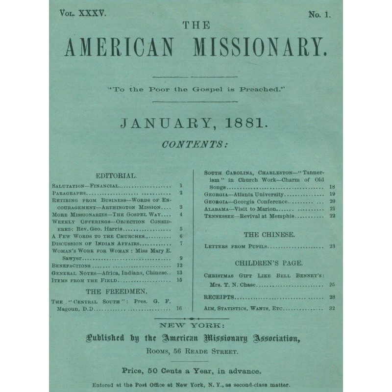 The American Missionary —...