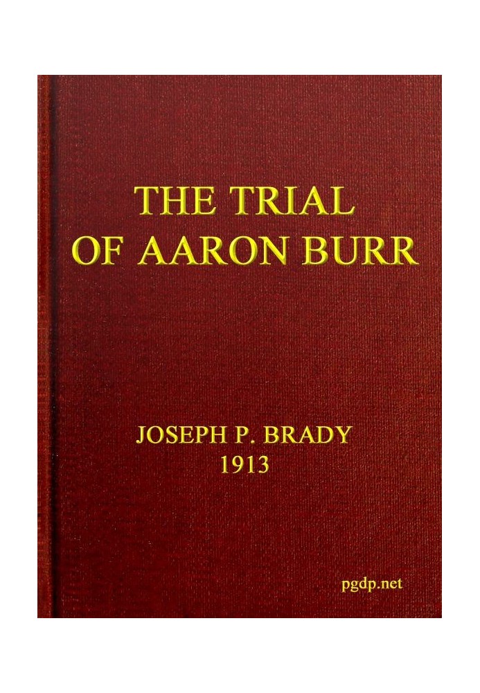 The Trial of Aaron Burr