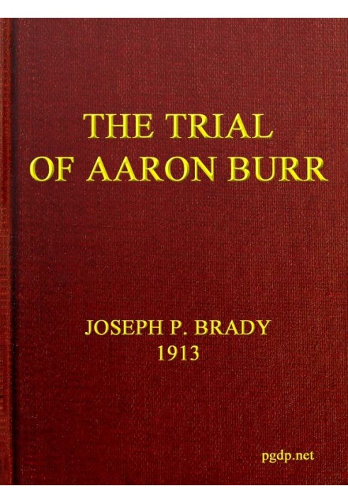 The Trial of Aaron Burr