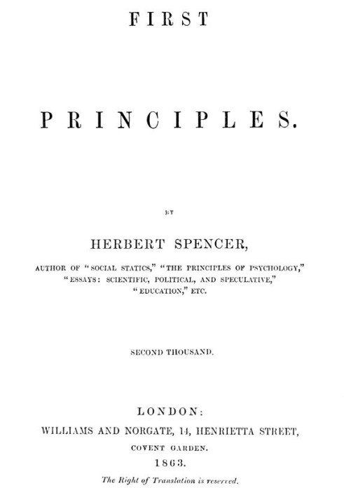 First Principles