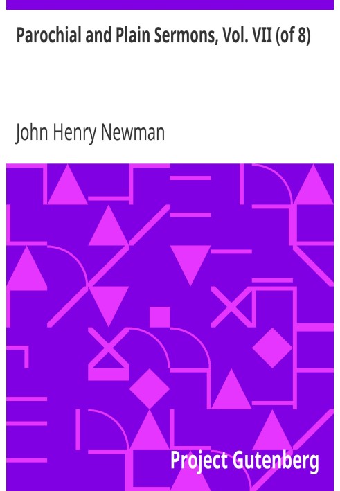 Парафіяльні та прості проповіді, том. VII (з 8)