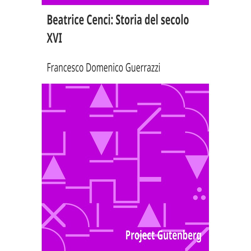 Beatrice Cenci: History of...