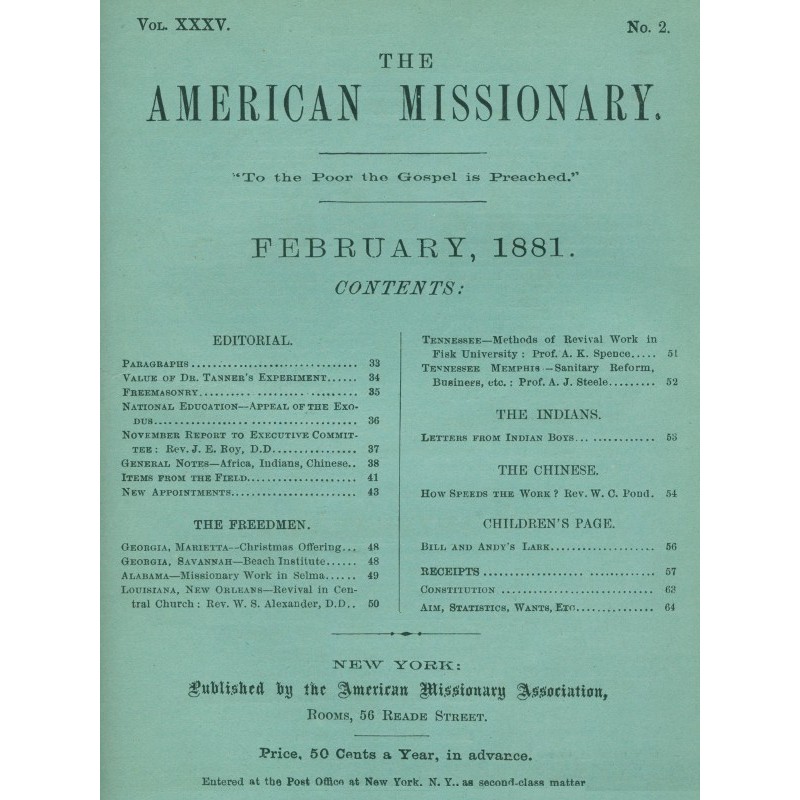 The American Missionary —...