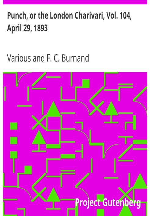 Punch, or the London Charivari, Vol. 104, April 29, 1893