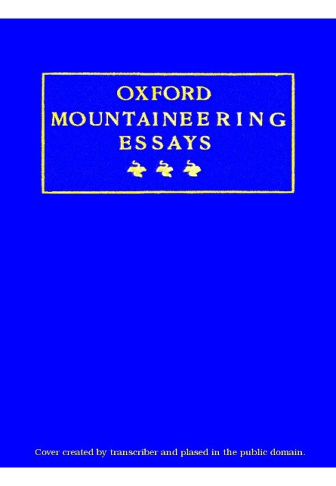 Oxford Mountaineering Essays