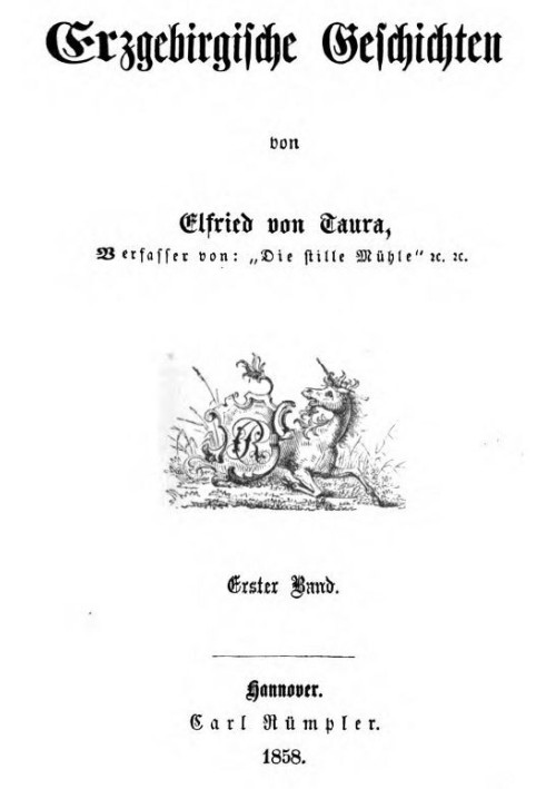 Erzgebirge stories. First volume