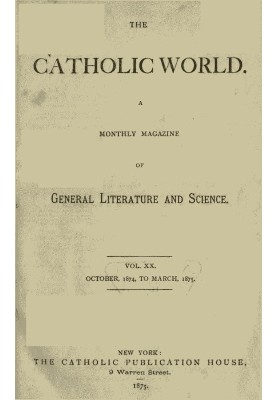 Католический мир, Vol. 20 октября 1874 г. - марта 1875 г.