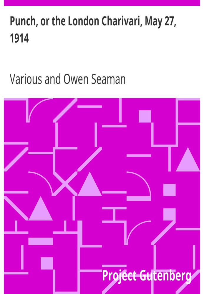 Панч, або Лондонський чаріварі, 27 травня 1914 року