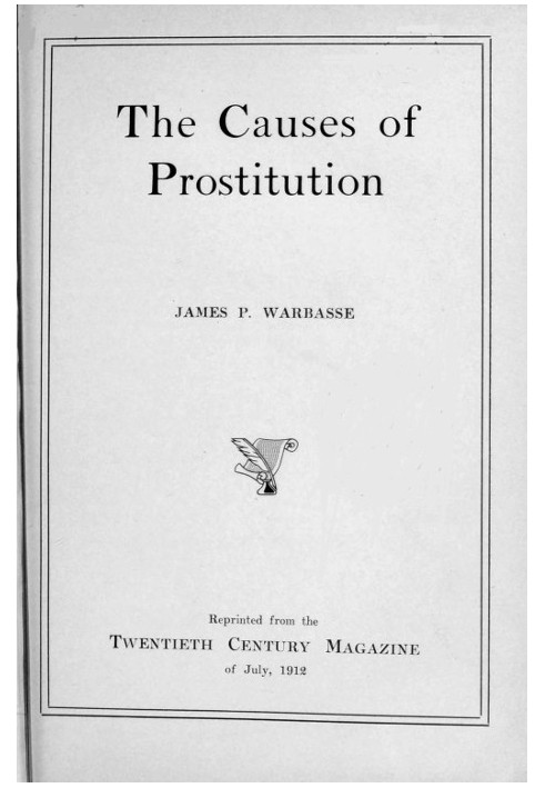 The causes of prostitution