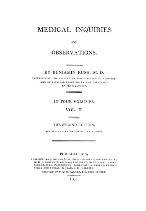 Medical Inquiries and Observations, Vol. 2 The Second Edition, Revised and Enlarged by the Author