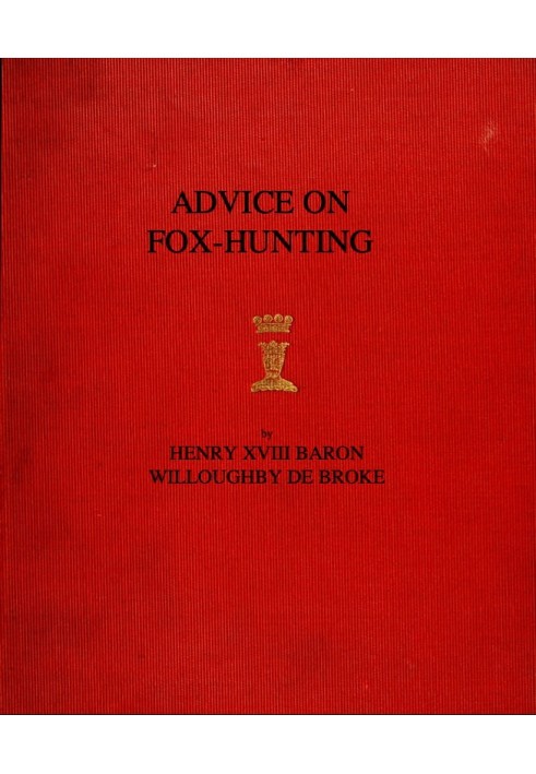 Advice on Fox-Hunting