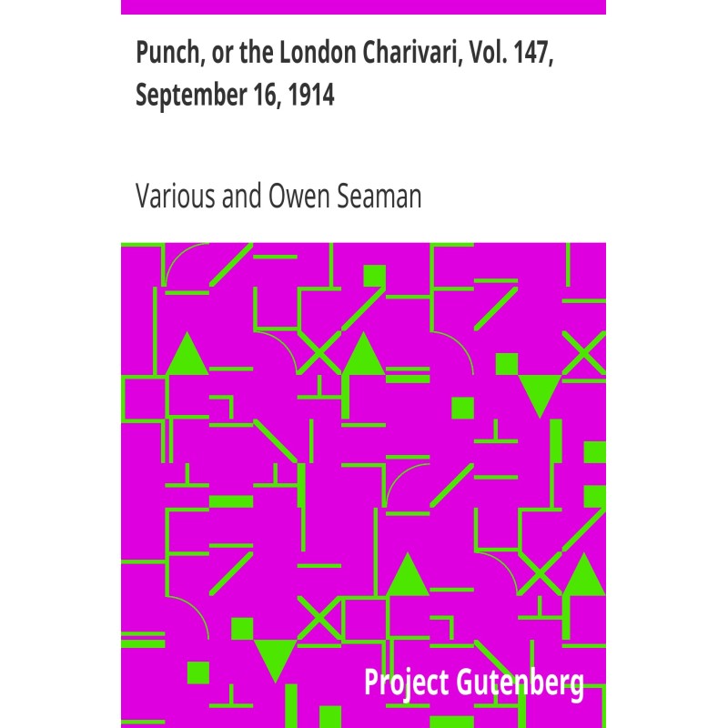 Punch, or the London...
