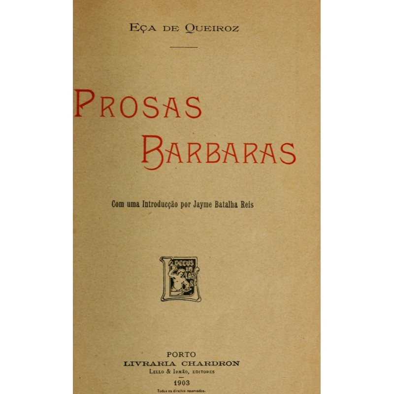 Barbarian prose with an...