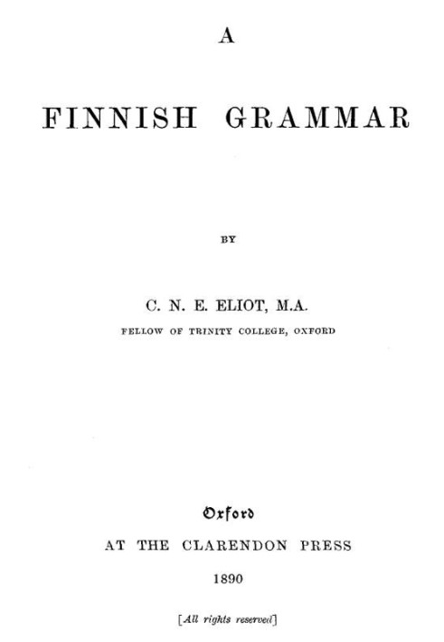 A Finnish Grammar