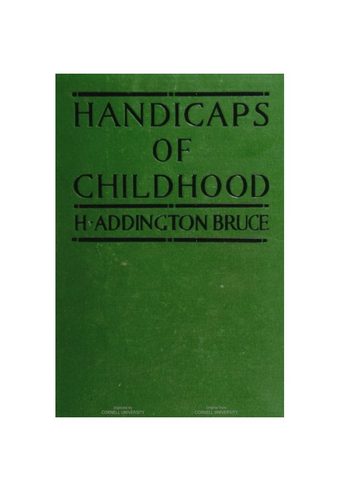 Handicaps of Childhood