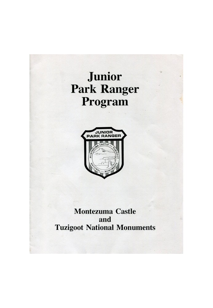 Junior Park Ranger Program: Montezuma Castle and Tuzigoot National Monuments