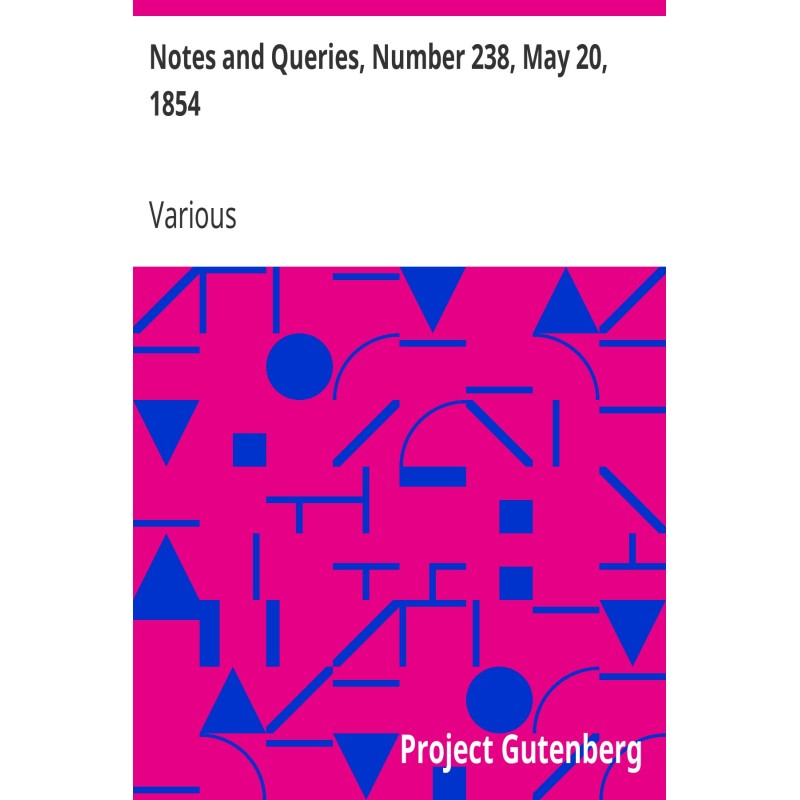 Notes and Queries, Number...