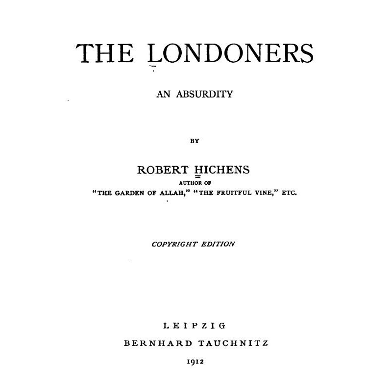 The Londoners : $b an...