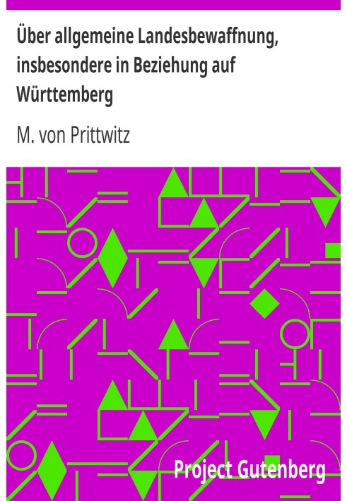 About general state armament, especially in relation to Württemberg