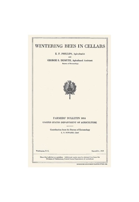 Wintering Bees in Cellars