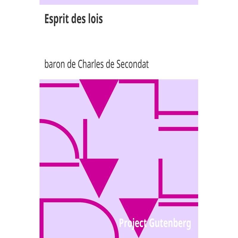 Spirit of the laws books I...