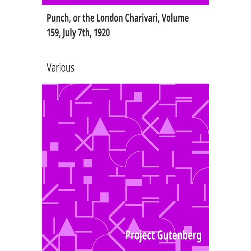 Punch, or the London...