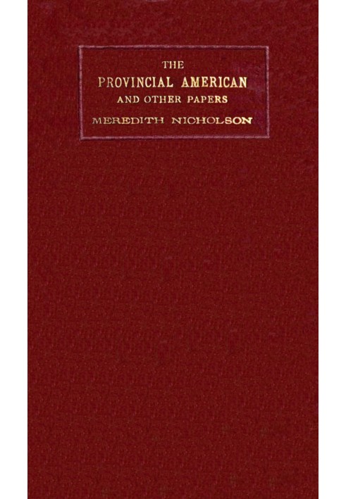 The provincial American and other papers