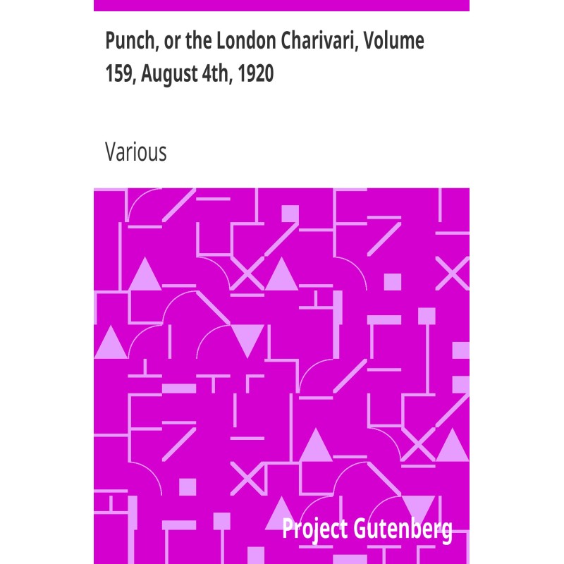 Punch, or the London...