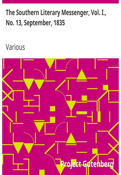 Південний літературний посланник, том. І., № 13, вересень 1835 р