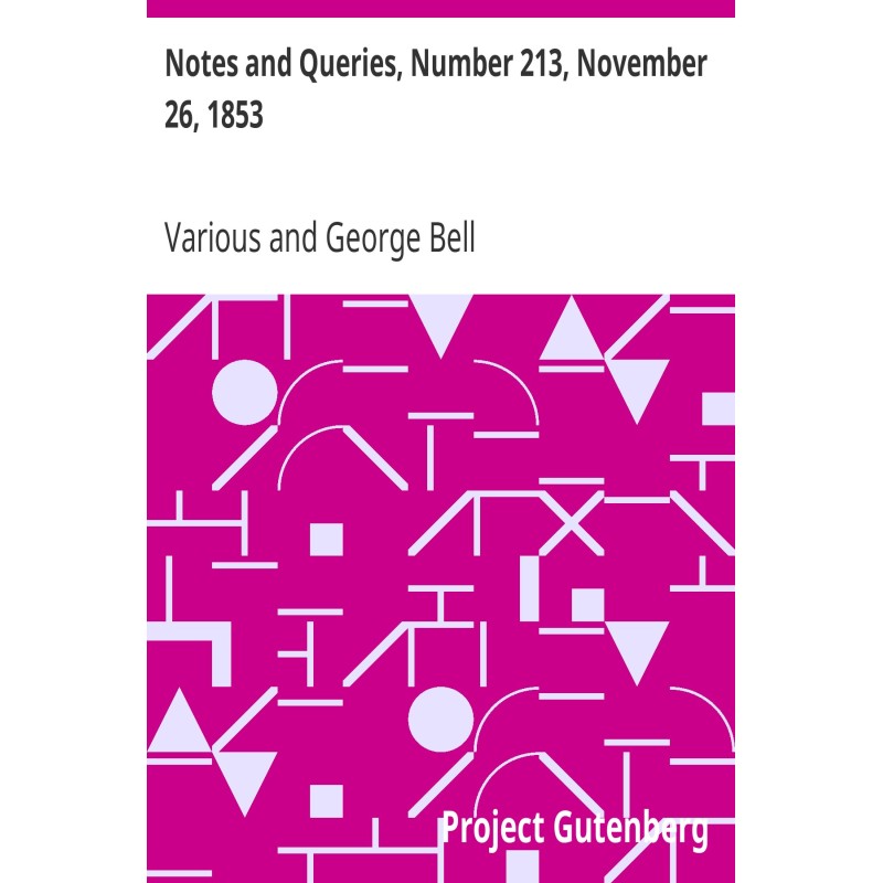 Notes and Queries, Number...