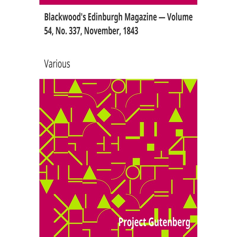 Blackwood's Edinburgh...