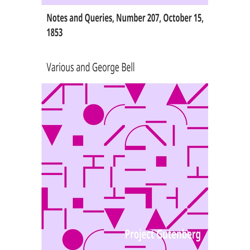 Notes and Queries, Number...