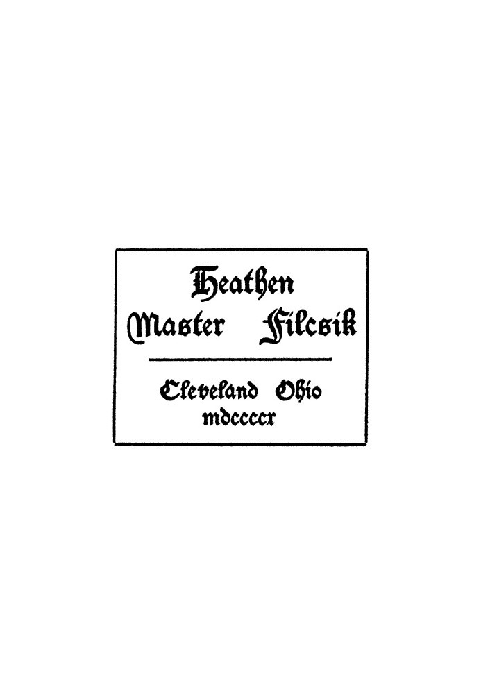 Heathen Master Filcsik