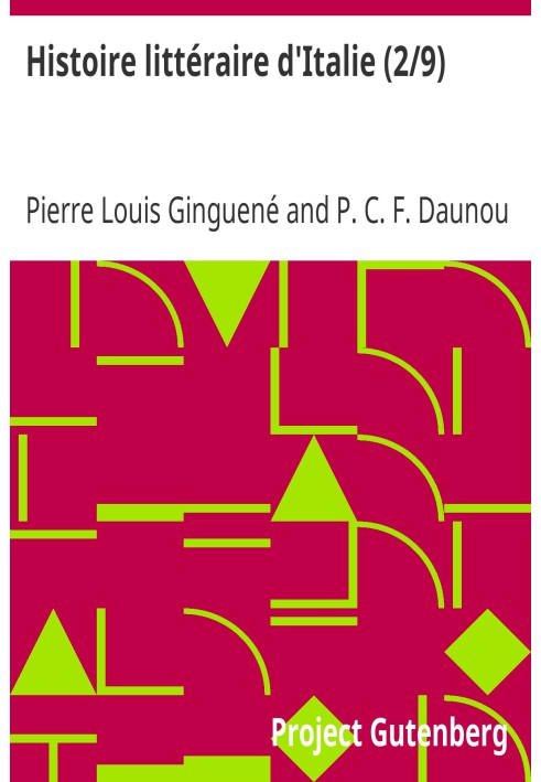 Літературна історія Італії (2/9)