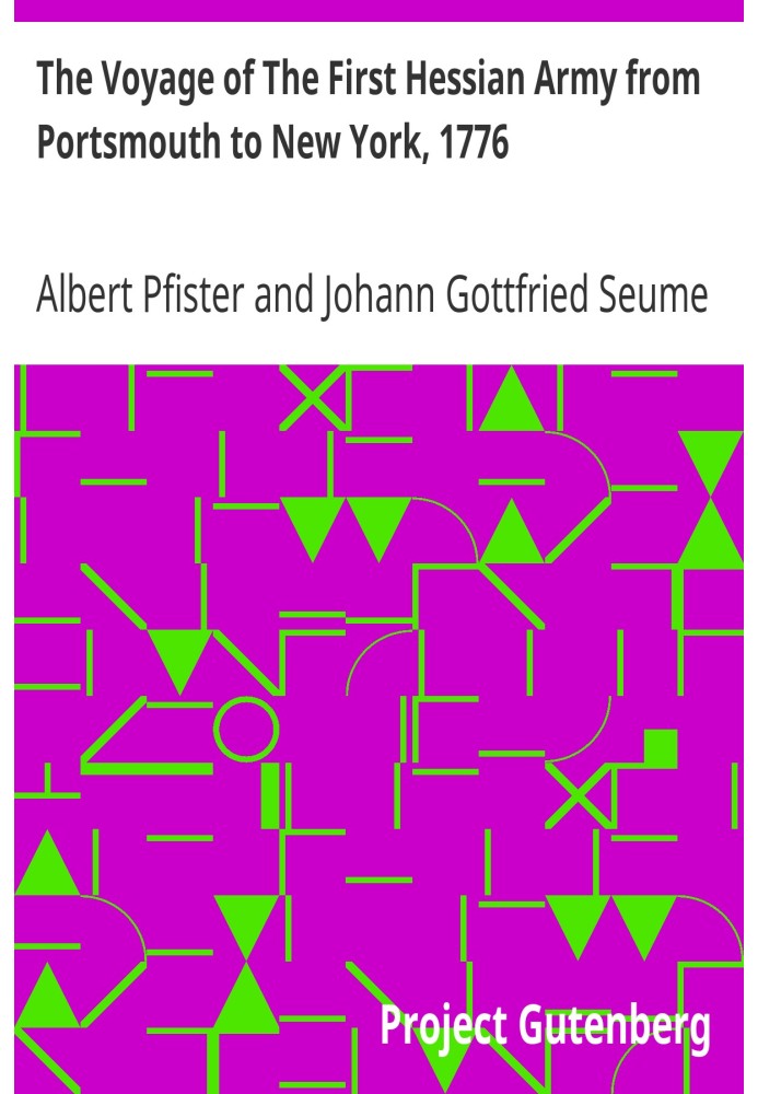 Подорож першої гессенської армії з Портсмута до Нью-Йорка, 1776 рік