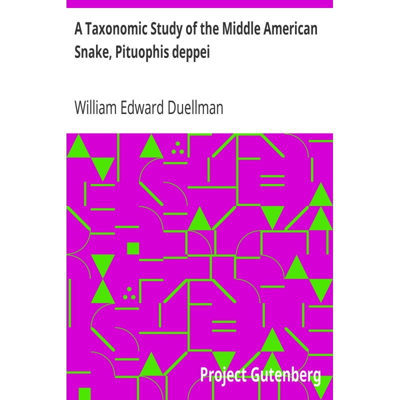 A Taxonomic Study of the...