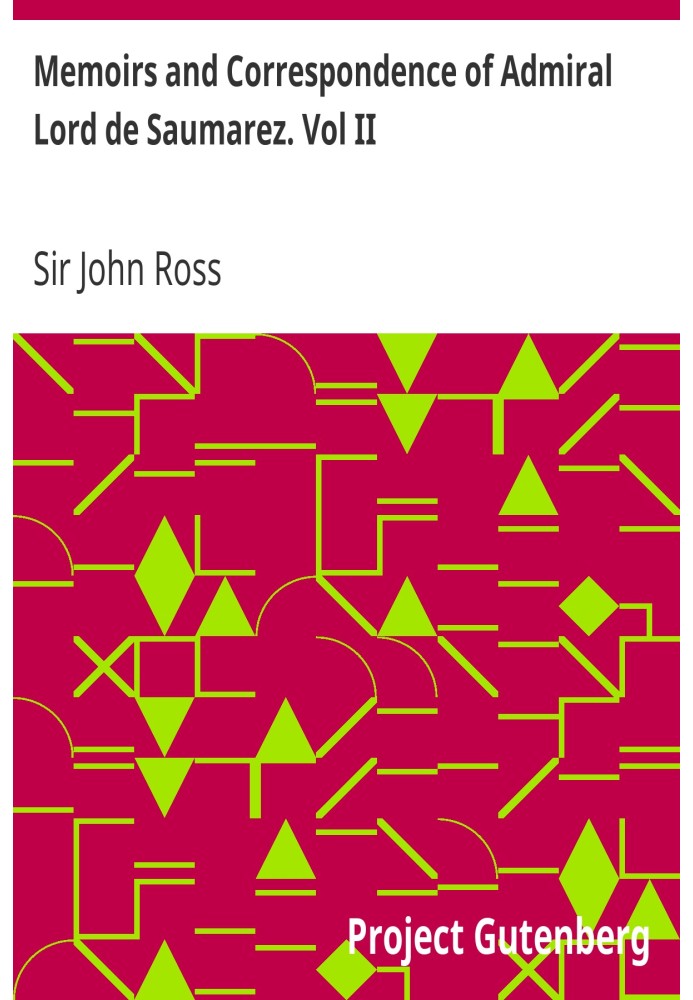 Мемуары и переписка адмирала лорда де Сумареса. Том II