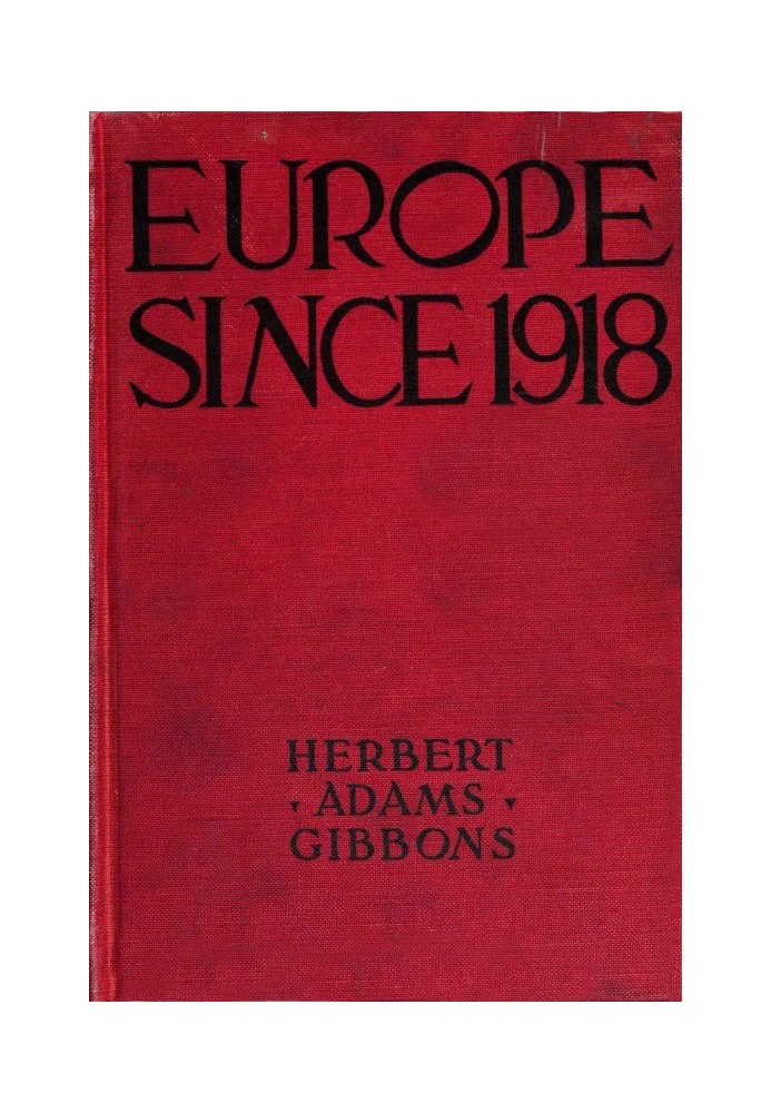 Europe Since 1918