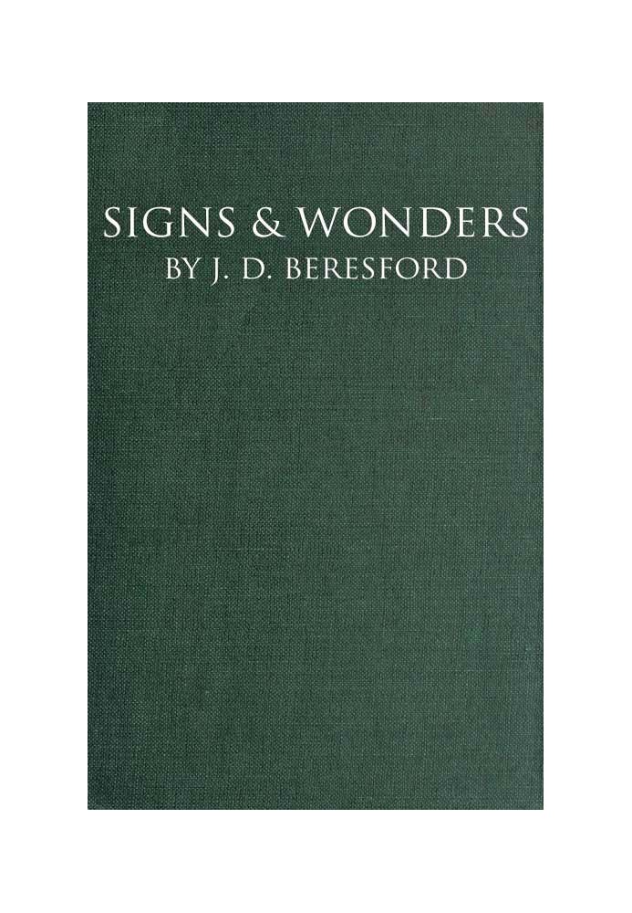 Signs & Wonders