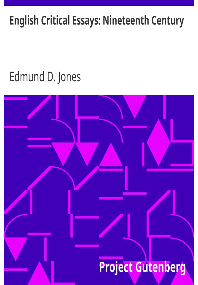 Англійські критичні есе: дев'ятнадцяте століття