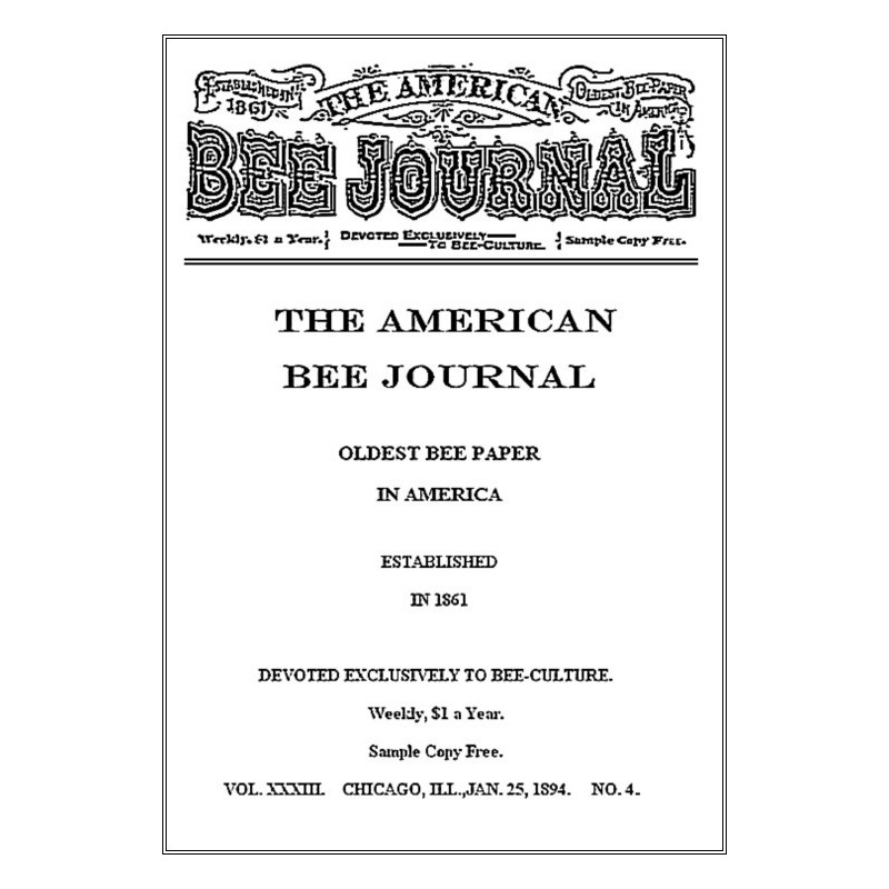 The American Bee Journal,...