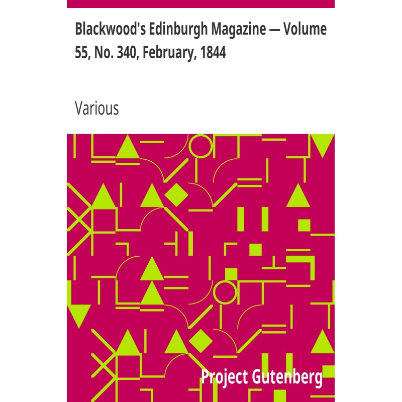 Blackwood's Edinburgh...