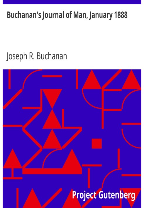 Журнал Бьюкенена о человеке, январь 1888 г., том 1, номер 12.