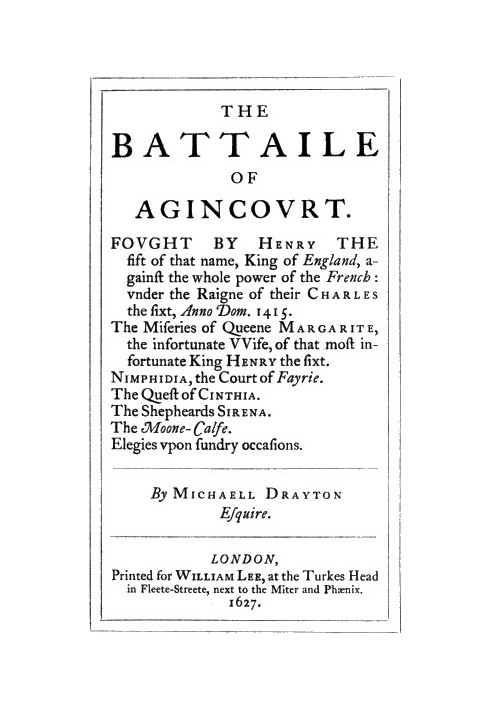 The Battaile of Agincourt