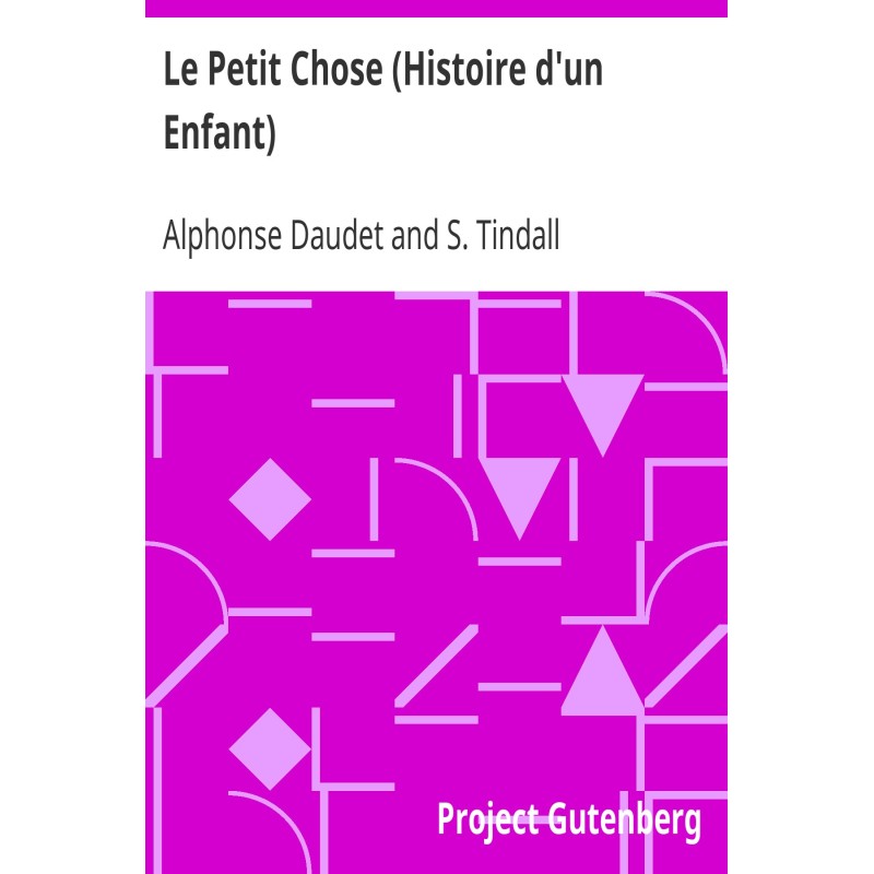 Le Petit Chose (Histoire...